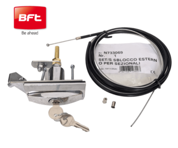 Комплект розблокування з поворотною ручкою BFT SET-S (довжина тросу 1,7м) для TIZIANO, BOTTICELLI