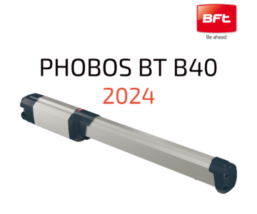Автоматика для розпашних воріт BFT PHOBOS BT B40 привід лінійний 24V з магнітними кінцевиками